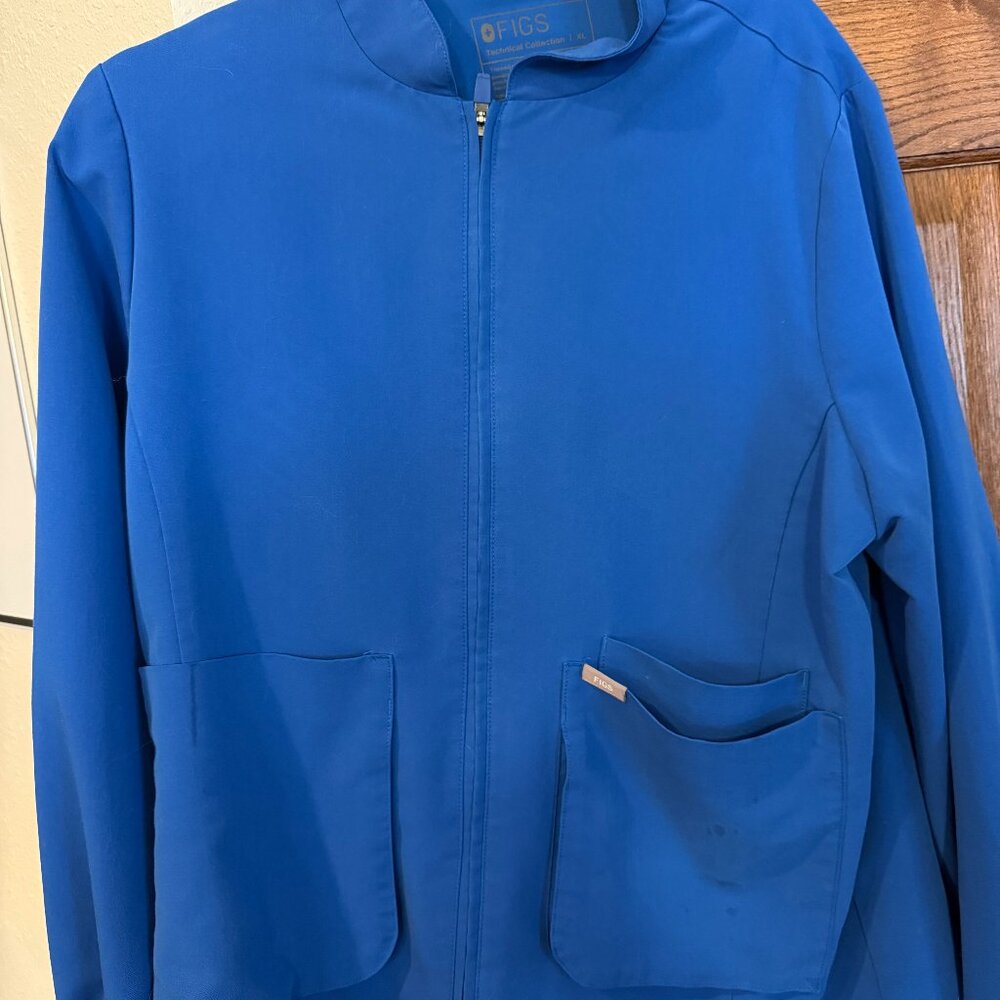 XL Sebina Scrub Jacket in Royal Blue